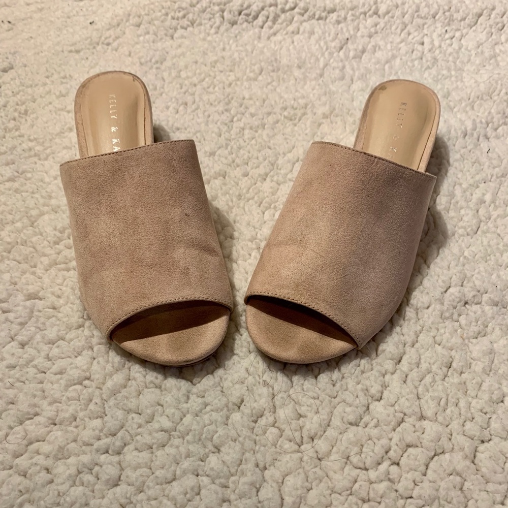 Kelly & Katie blush Amour sandals